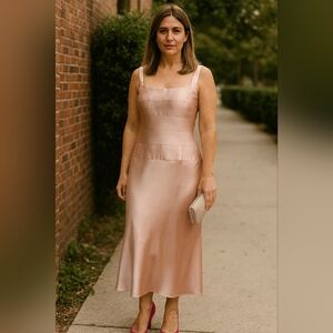 Source Unknown Blush Midi Dress